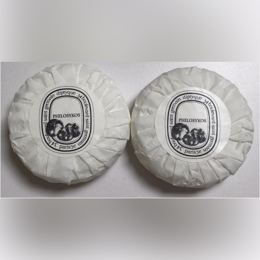 Diptyque Philosykos Soap Ritz Carlton Made In Italy 1.1 oz, 30 grams NEW 2 pack